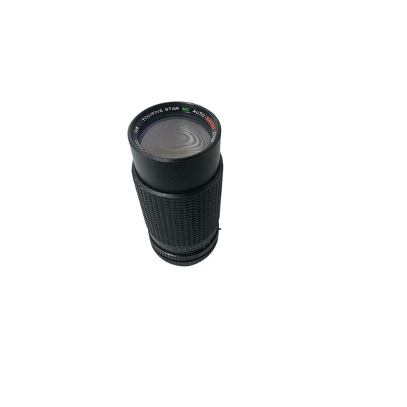 TOU/FIVE STAR MC AUTO MACRO ZOOM 1:45 75-200MM FOR CANON FILM CAMERA FD MOUNT - Picture 1 of 16